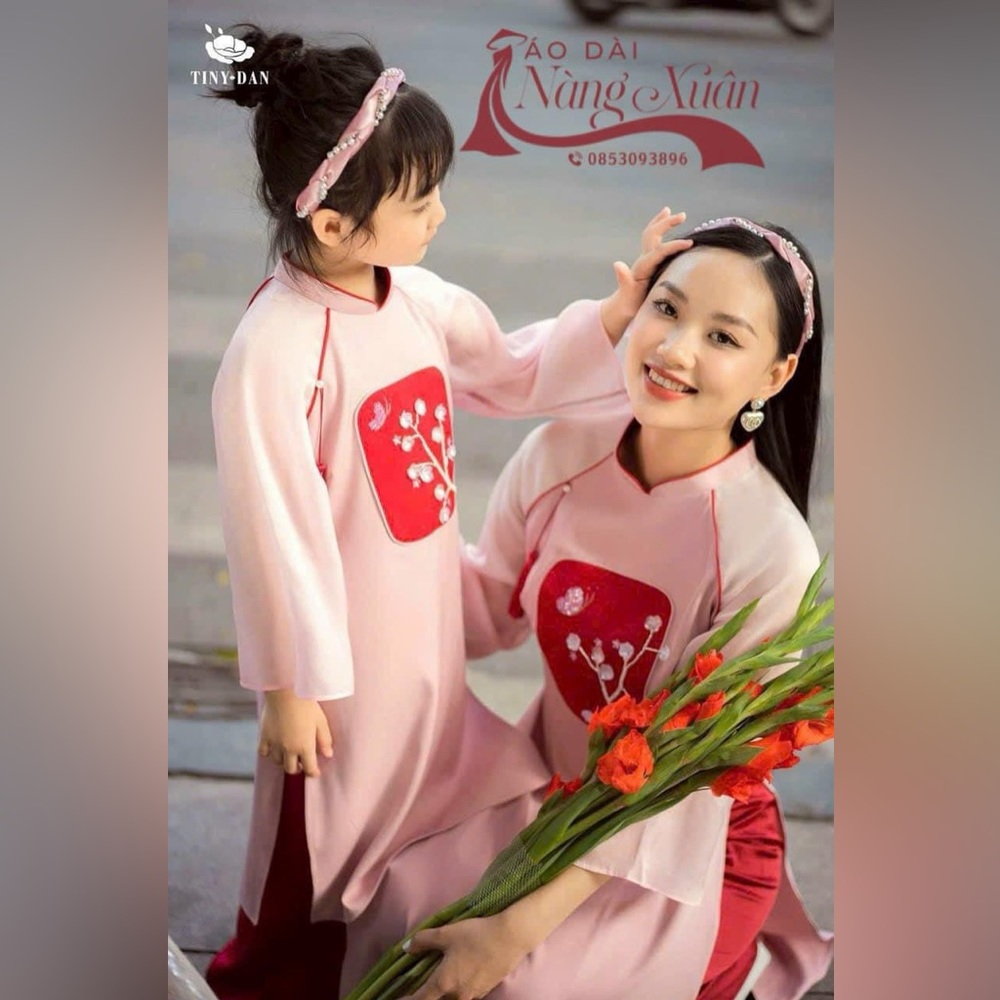 Matching Mommy & Daughter Ao Dai - Áo Dài Mẹ & Bé -
